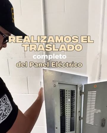 Traslado completo de un panel eléctrico