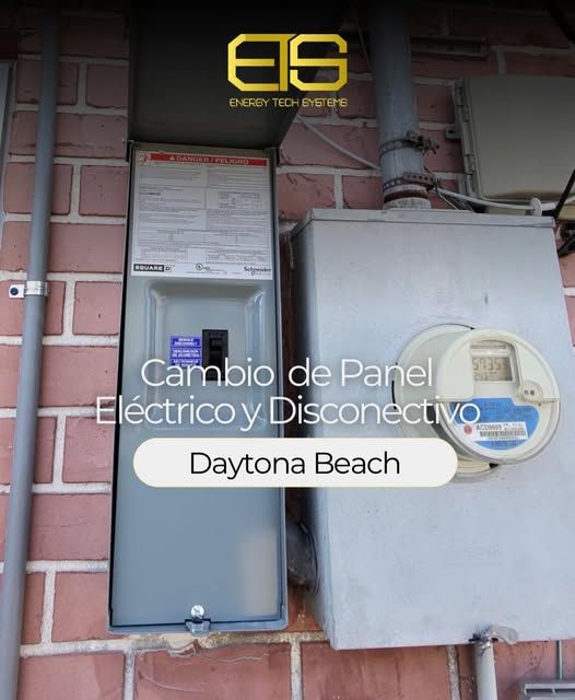 Cambio de panel y disconectivo en Daytona Beach